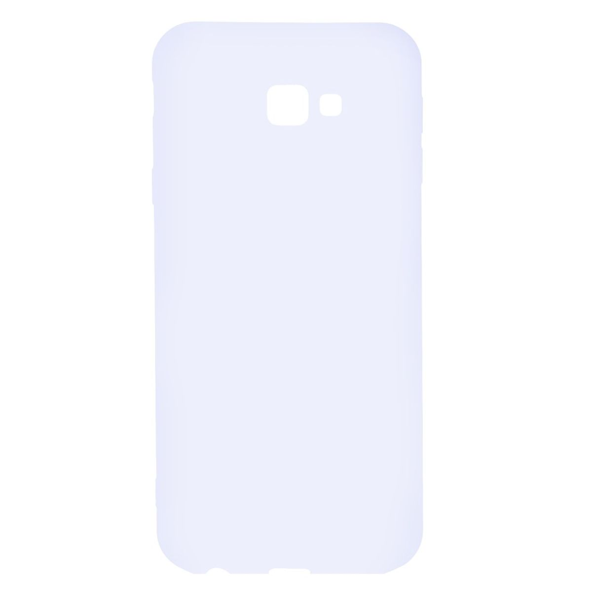 J4 Silikon, Plus, Galaxy Weiß COVERKINGZ Handycase Samsung, aus Backcover,