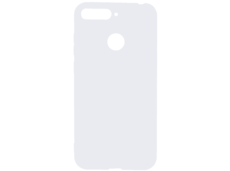 COVERKINGZ Handycase aus Silikon, Backcover, Huawei, Y7 (2018) / Honor 7C, Weiß