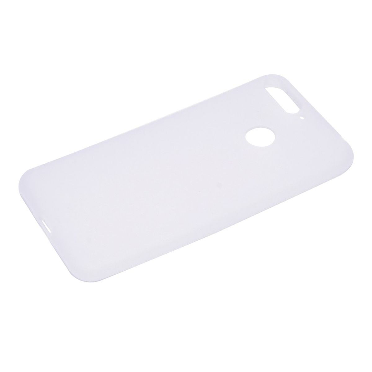 Backcover, Weiß COVERKINGZ Handycase Huawei, aus Honor / (2018) Y7 7C, Silikon,