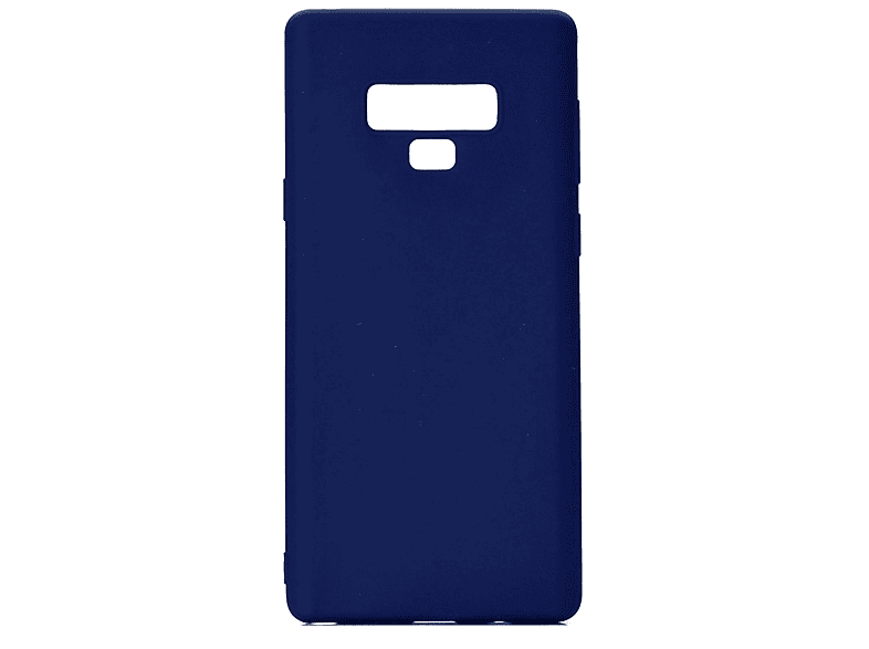 Galaxy Backcover, 9, Blau Samsung, COVERKINGZ Silikon, Handycase Note aus