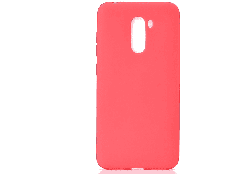 COVERKINGZ Handycase Silikon, Backcover, Rot Xiaomi, aus Pocophone F1