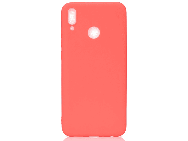 COVERKINGZ Handycase Huawei, Silikon, Rot Backcover, P aus (2019), Smart