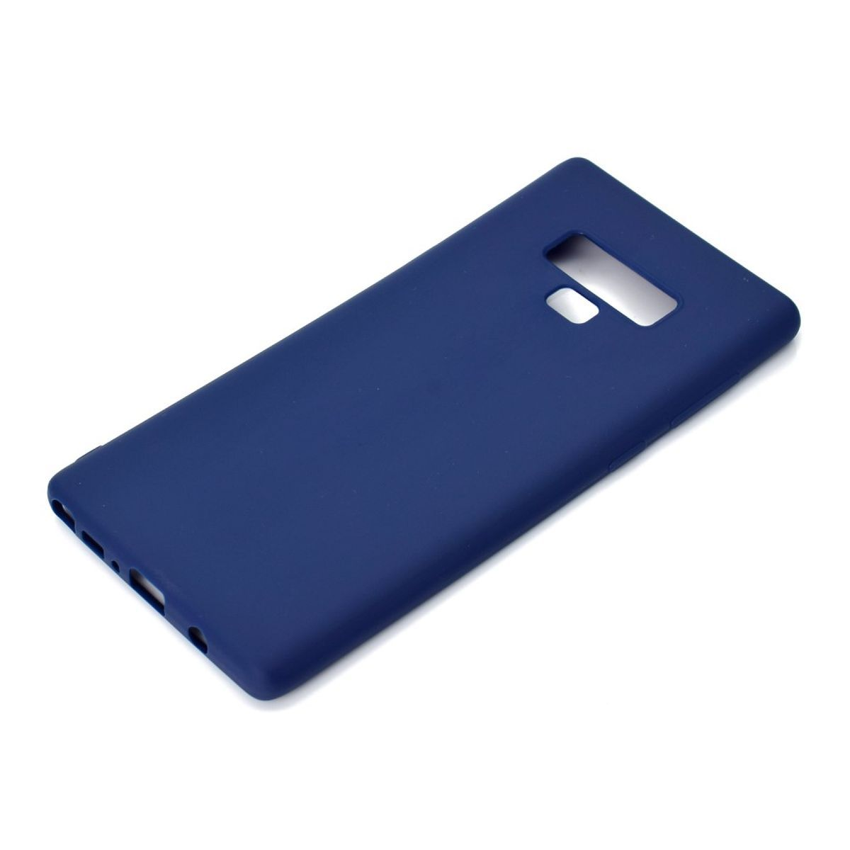COVERKINGZ Galaxy Blau Backcover, Note 9, aus Silikon, Handycase Samsung,