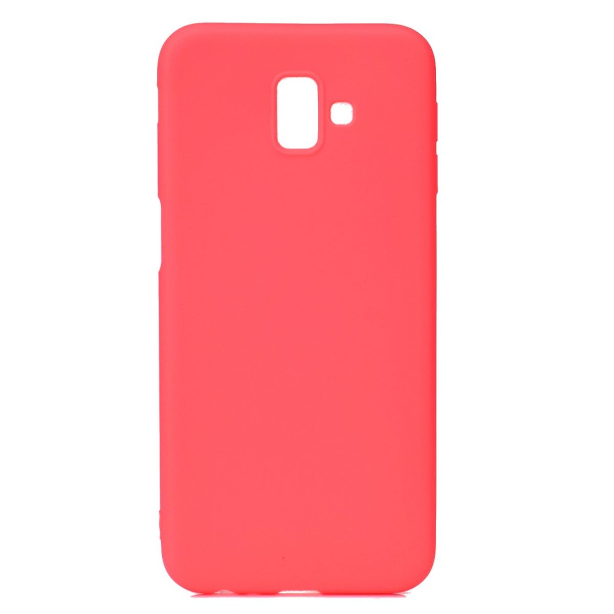 Rot COVERKINGZ Galaxy Silikon, Handycase aus J6 Samsung, Plus, Backcover,