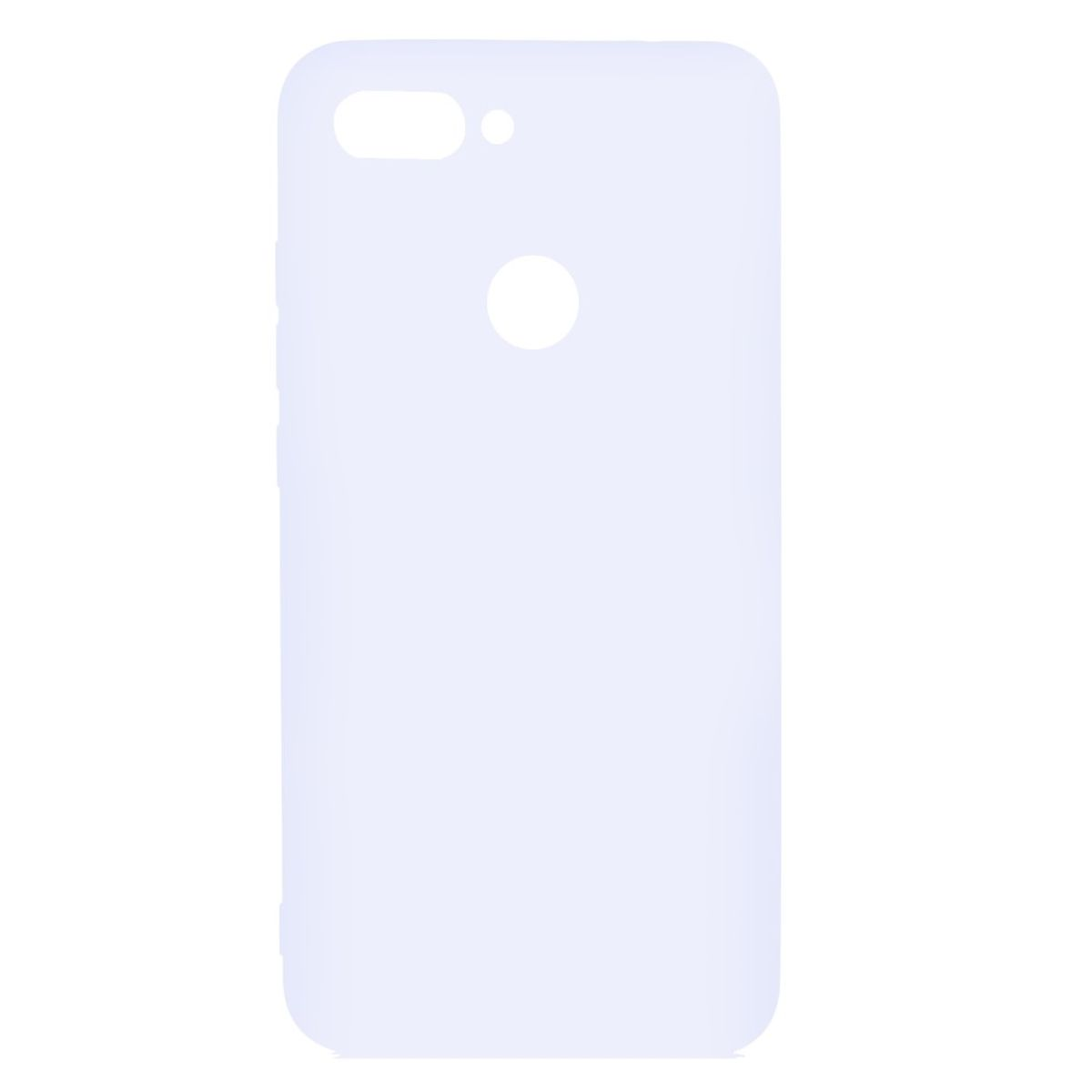 Handycase Xiaomi, aus Backcover, Silikon, Weiß Lite, Mi 8 COVERKINGZ