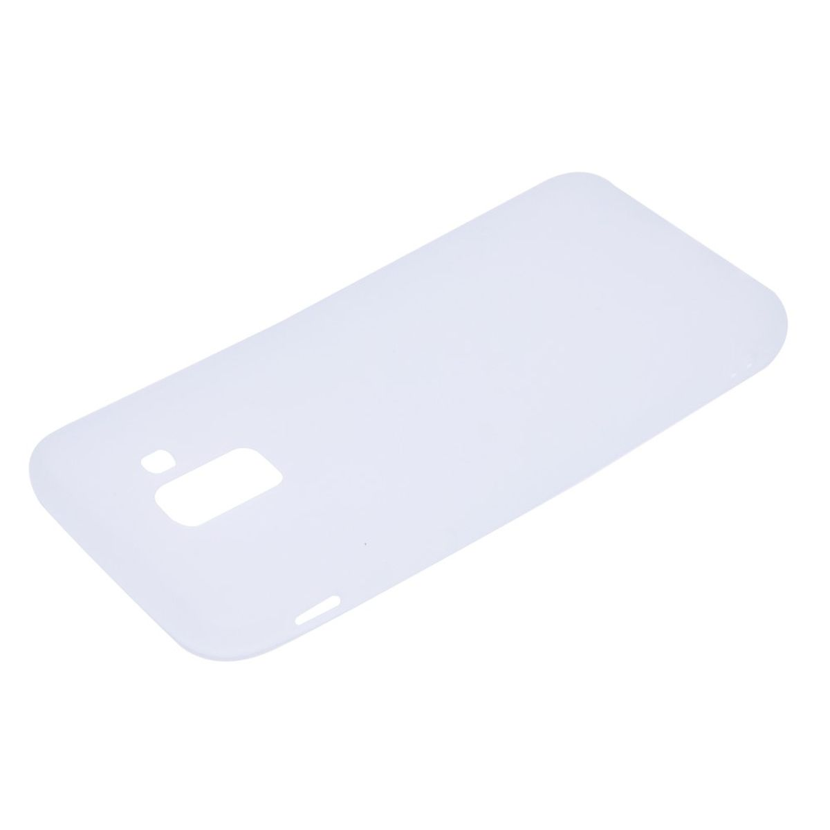 J6 aus Weiß Handycase Galaxy COVERKINGZ 2018, Samsung, Backcover, Silikon,