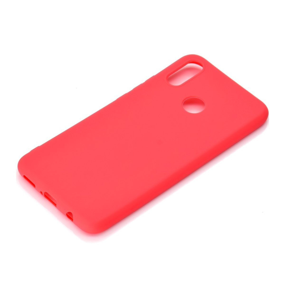 Huawei, Rot Plus, COVERKINGZ aus Handycase Smart P Backcover, Silikon,