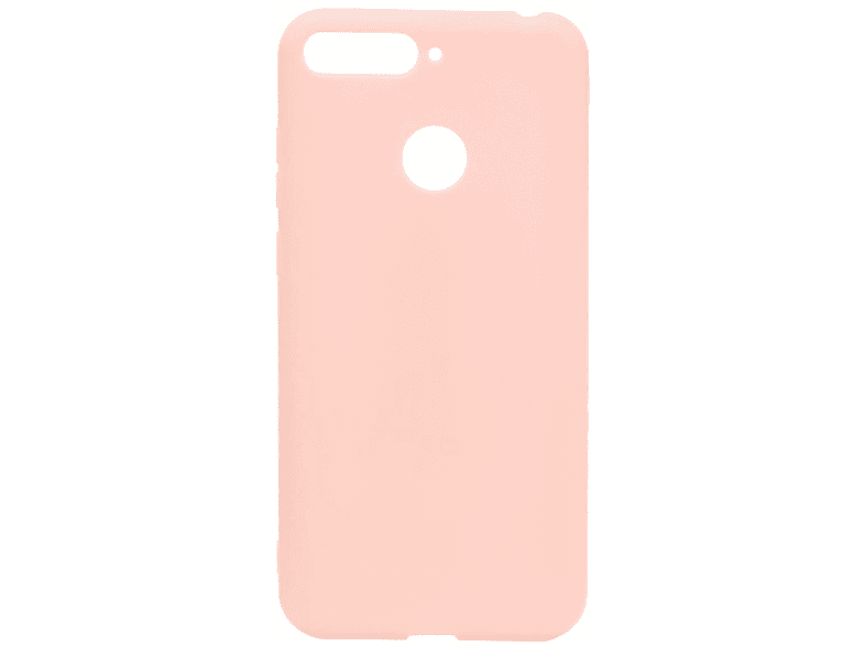 Honor Rosa / Backcover, Y7 Huawei, 7C, COVERKINGZ aus Silikon, (2018) Handycase