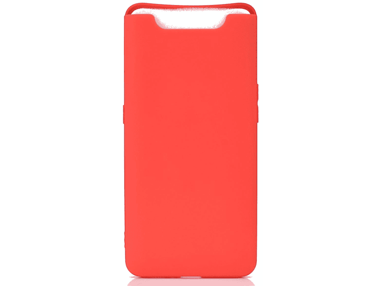 A80, Backcover, Handycase Samsung, Silikon, Galaxy Rot aus COVERKINGZ
