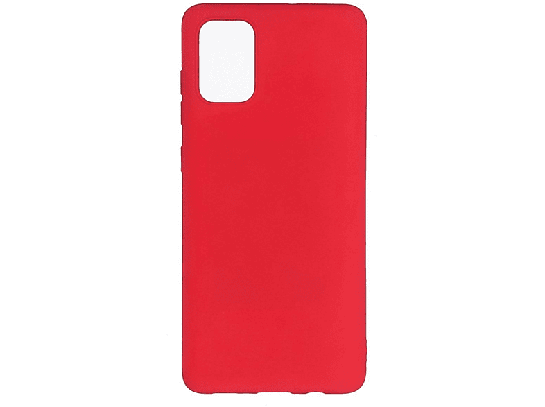COVERKINGZ Handycase aus Silikon, Backcover, Samsung, Galaxy A51, Rot