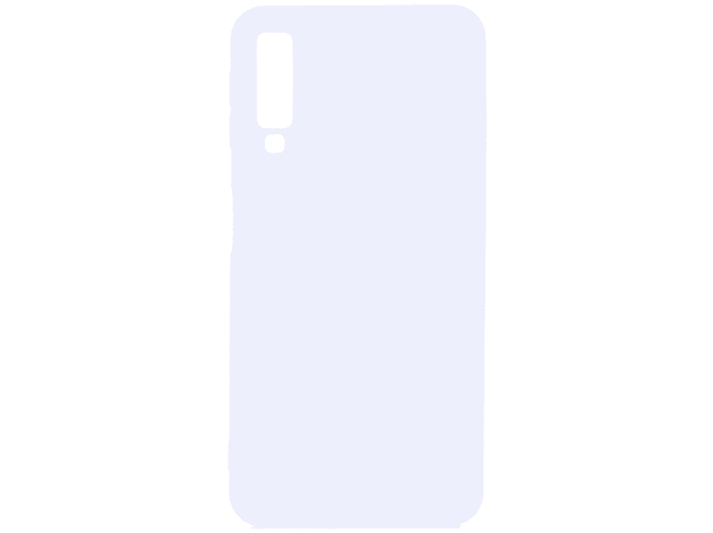 COVERKINGZ Handycase aus Silikon, Backcover, Weiß 2018, Samsung, Galaxy A7