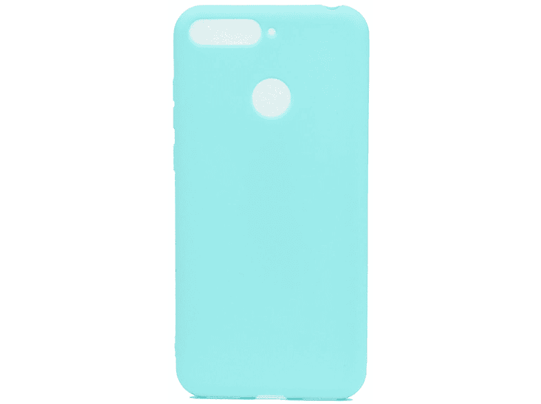 COVERKINGZ Handycase aus Silikon, Honor (2018) Backcover, / 7C, Grün Y7 Huawei