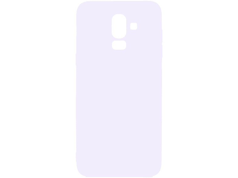 COVERKINGZ Handycase aus Silikon, Backcover, Samsung, Galaxy J8 2018, Weiß