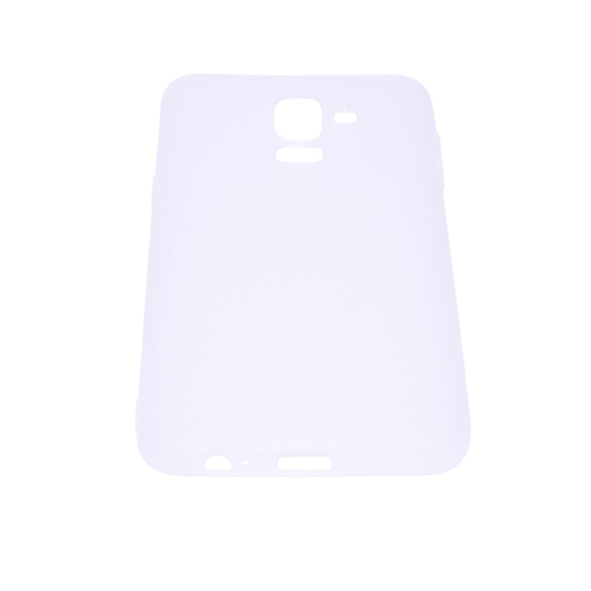 Silikon, Backcover, Weiß J8 Galaxy 2018, COVERKINGZ aus Handycase Samsung,