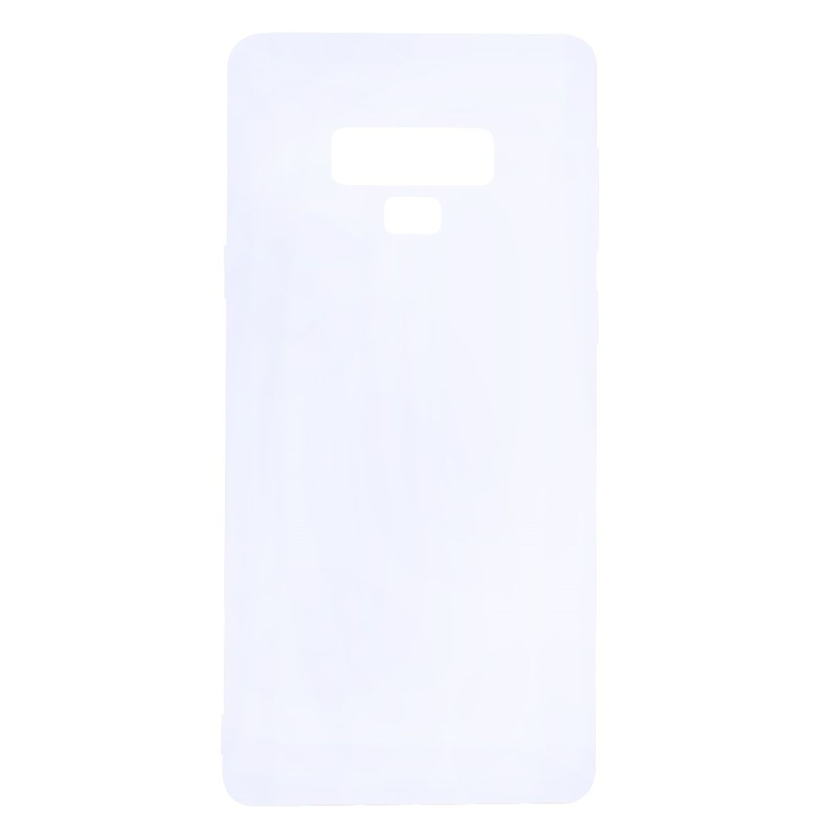Backcover, 9, Handycase aus Note Silikon, Galaxy Samsung, Weiß COVERKINGZ