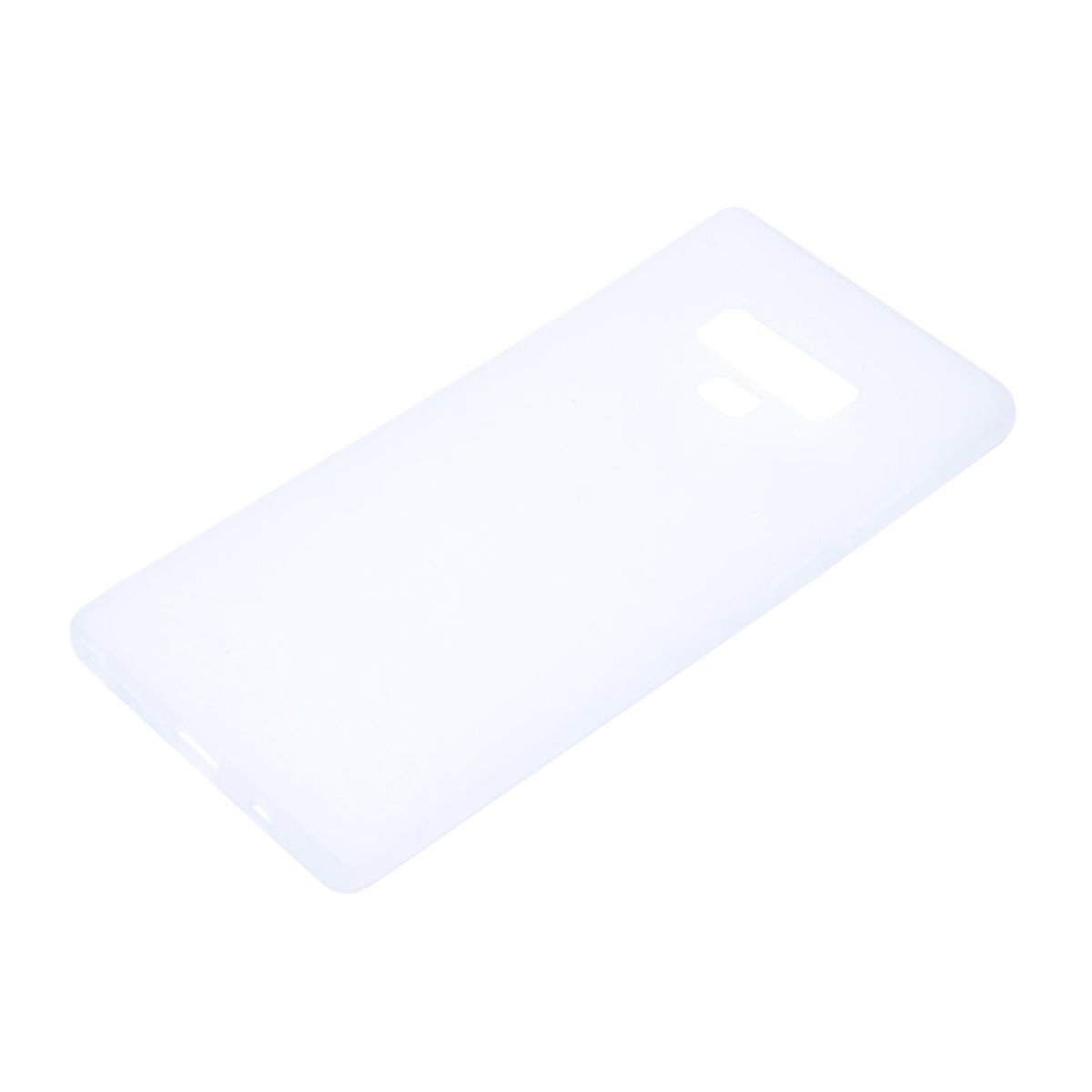 Backcover, 9, Handycase aus Note Silikon, Galaxy Samsung, Weiß COVERKINGZ
