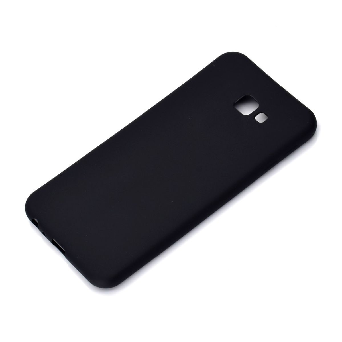 Galaxy Plus, Backcover, Schwarz aus COVERKINGZ Handycase Samsung, J4 Silikon,