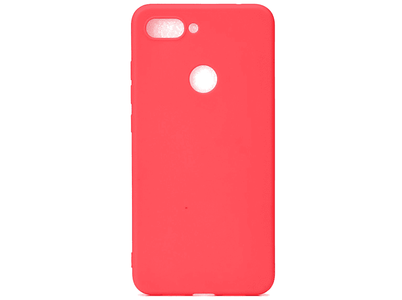 COVERKINGZ Handycase aus Silikon, Backcover, Xiaomi, Mi 8 Lite, Rot