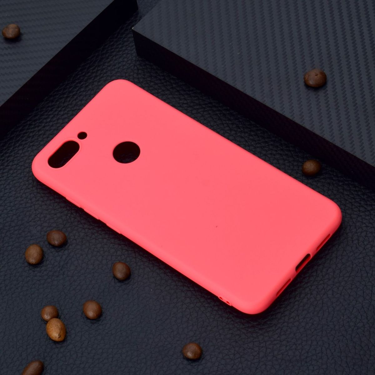 COVERKINGZ Rot Handycase Xiaomi, Mi Lite, 8 Backcover, aus Silikon,
