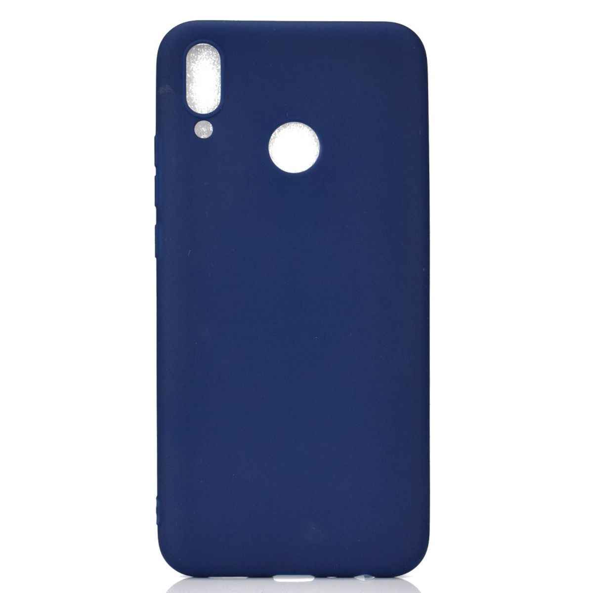 Backcover, (2019), COVERKINGZ P Handycase aus Blau Smart Huawei, Silikon,