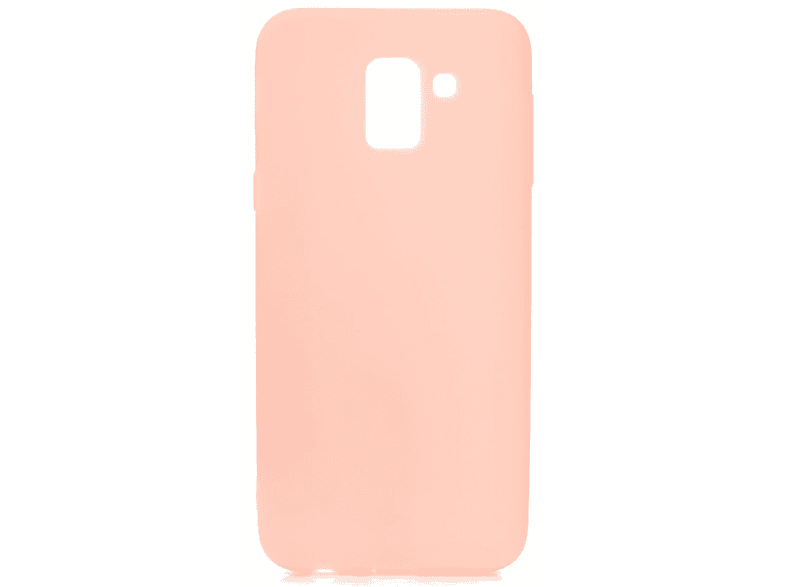 COVERKINGZ Handycase aus Silikon, Backcover, Samsung, Galaxy J6 2018, Rosa