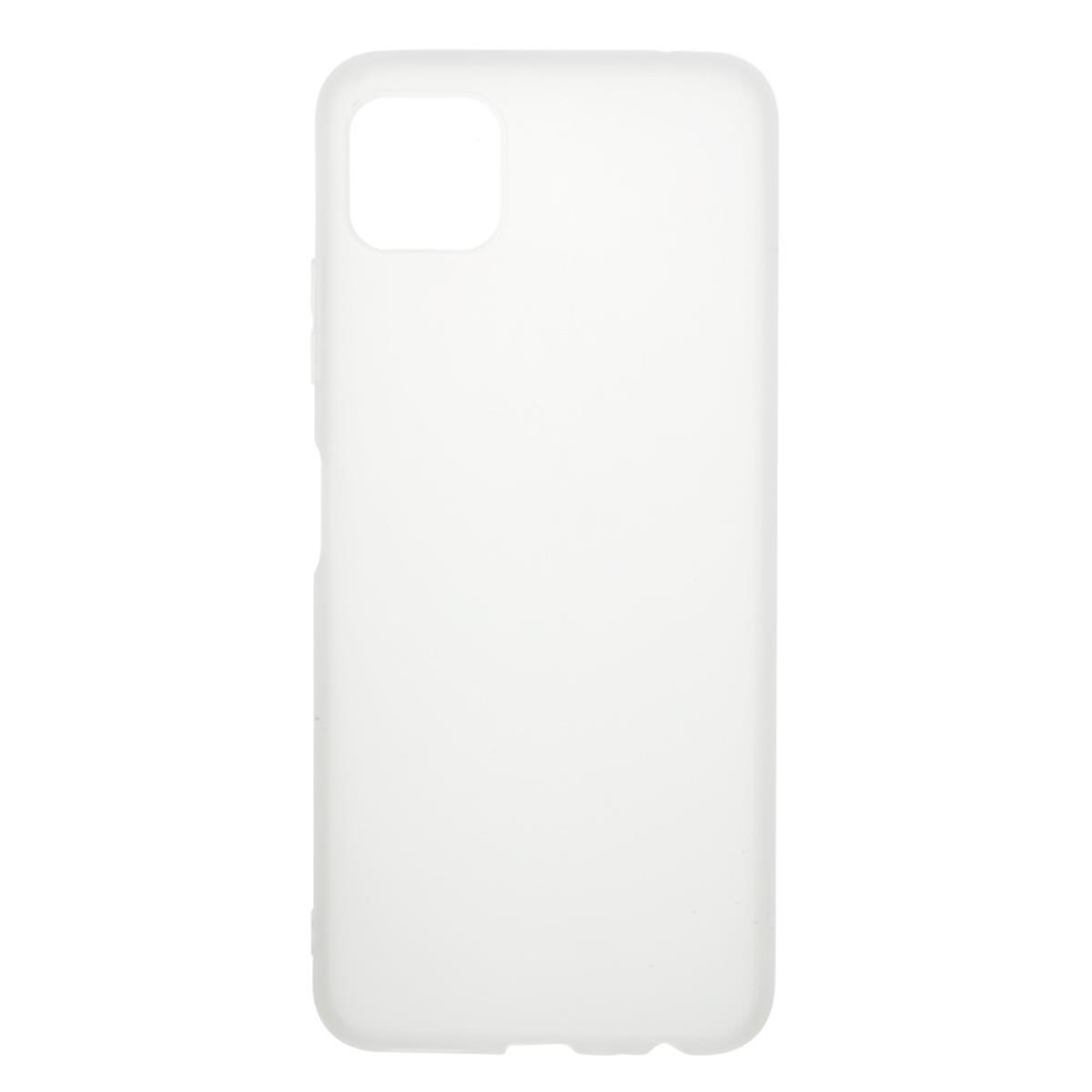 Galaxy Silikon, 5G, Weiß Backcover, Samsung, Handycase aus A22 COVERKINGZ