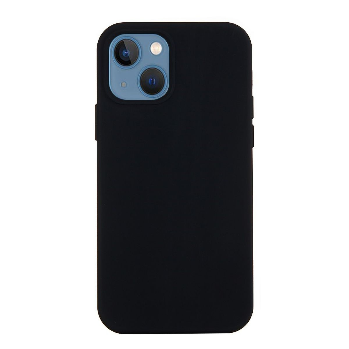 COVERKINGZ Handycase aus Silikon, Apple, Schwarz [6,1 Backcover, iPhone 13 Zoll