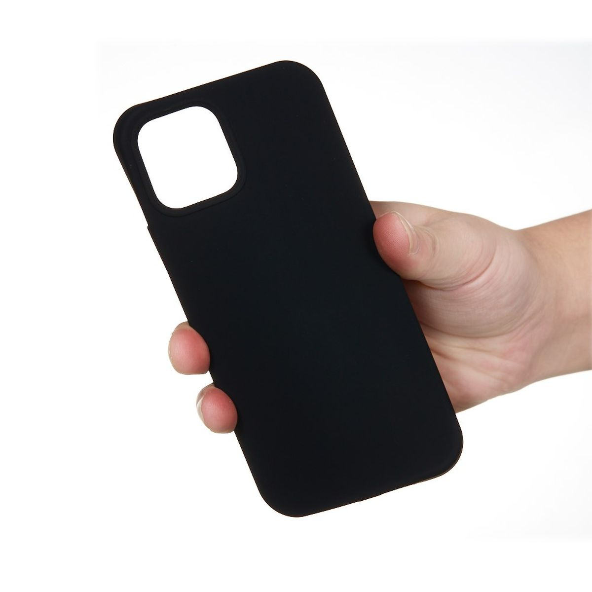 COVERKINGZ Handycase 13 Zoll], iPhone Apple, Backcover, aus [6,1 Silikon, Schwarz