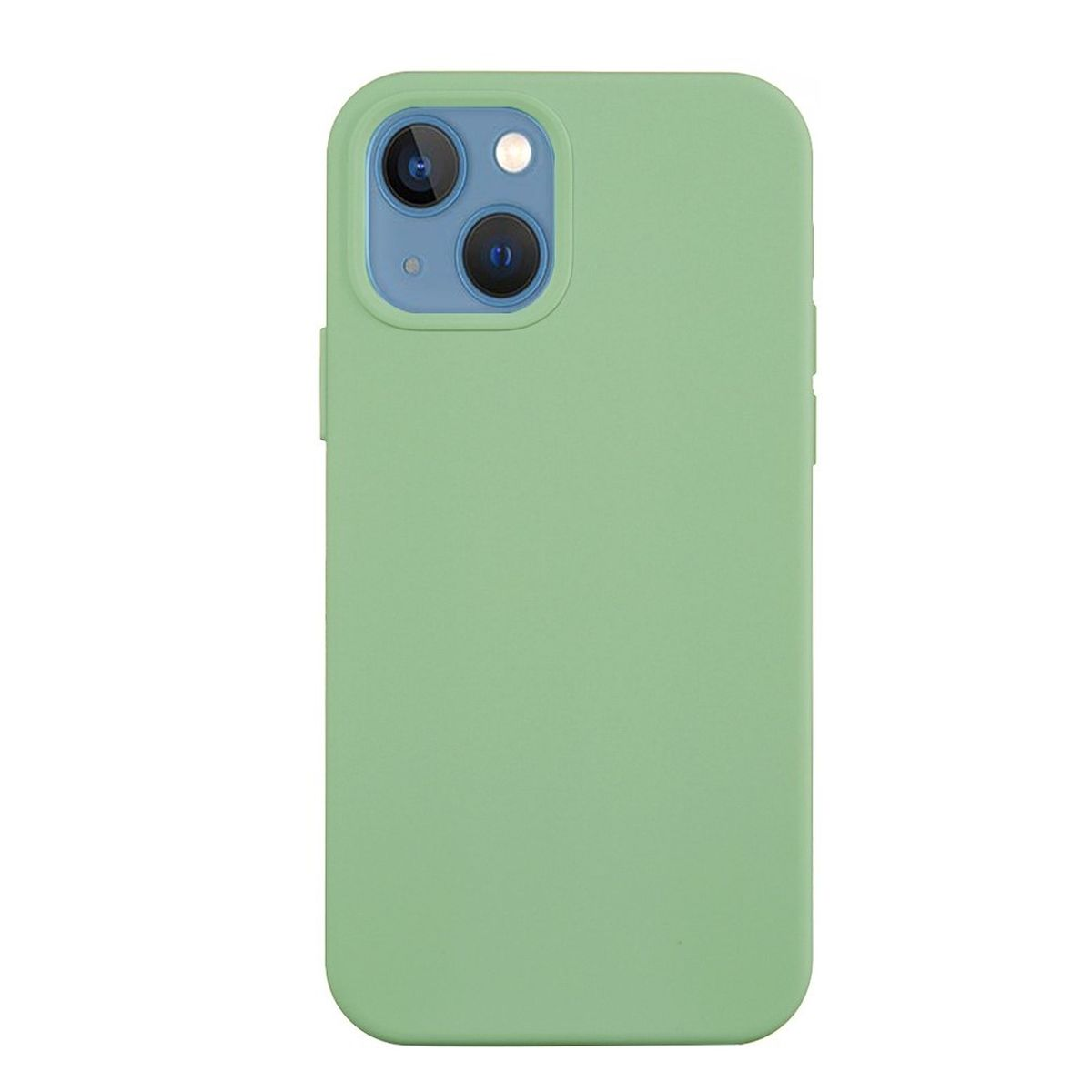 COVERKINGZ Handycase aus Silikon, iPhone Grün 13 [6,1 Apple, Zoll], Backcover
