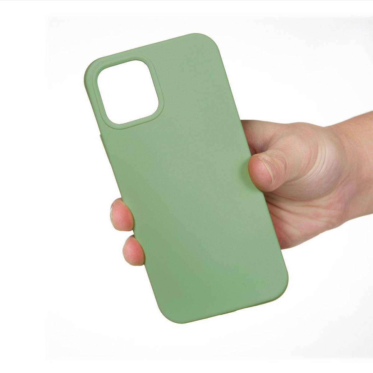 [6,1 Apple, Handycase aus Zoll], COVERKINGZ 13 Grün Backcover, Silikon, iPhone