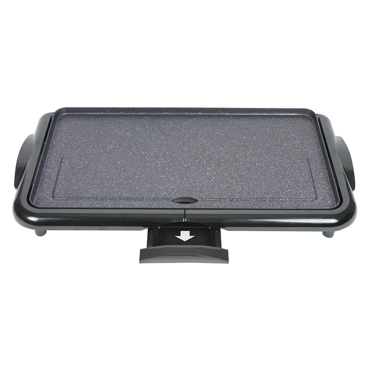 Plancha De Asar con acabado piedra 2000w lisa 46 x 26cm 2000wsogo barss10340 sogo ss10340 o raclette revestimiento amplia zona 26 46cm. calienta bandeja extraible para todo tipo 2000