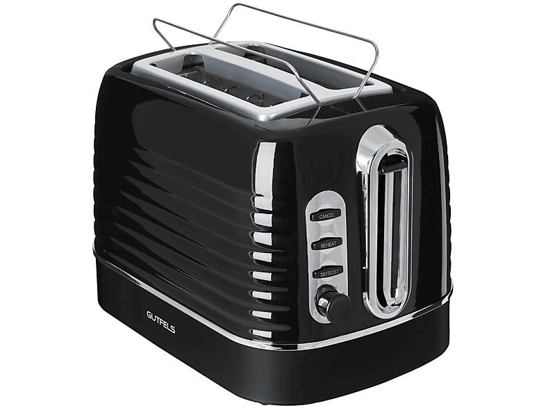 GUTFELS TOAST 3300 C Toaster Schwarz (1050 Watt, Schlitze: 2)