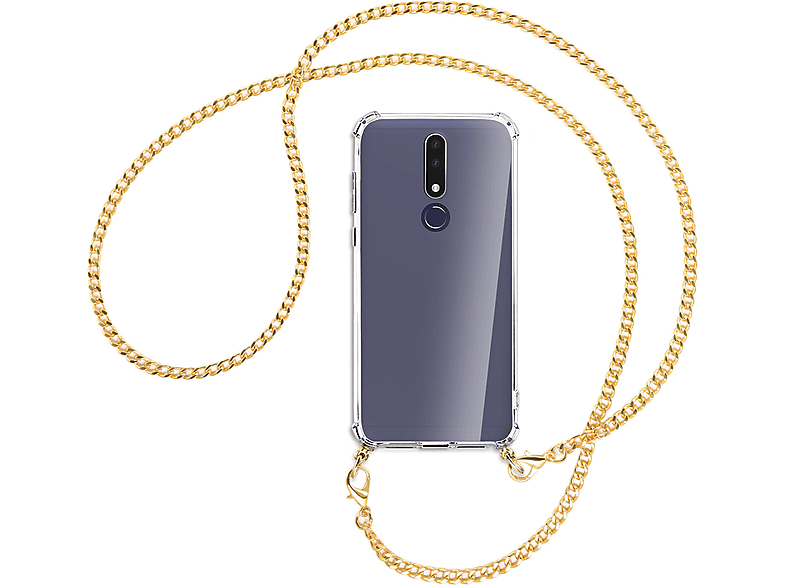 MTB MORE ENERGY Umhänge-Hülle mit 2019, 3.1 Nokia, Metallkette, Kette (goldfarben) Plus Backcover