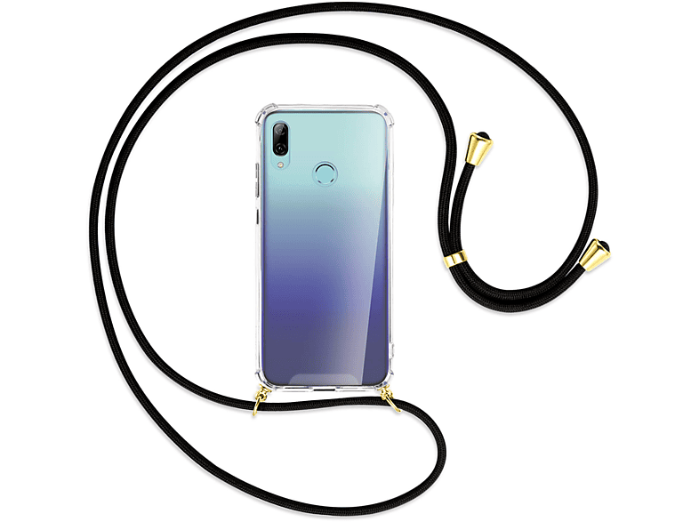Kordel, P MTB Schwarz Umhänge-Hülle Lite, mit MORE ENERGY Gold / 2019, Huawei, 10 smart Backcover,