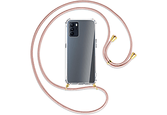 MTB MORE ENERGY Umhänge-Hülle mit Kordel, Backcover, Oppo, Reno6Z 5G, Rosegold / Gold