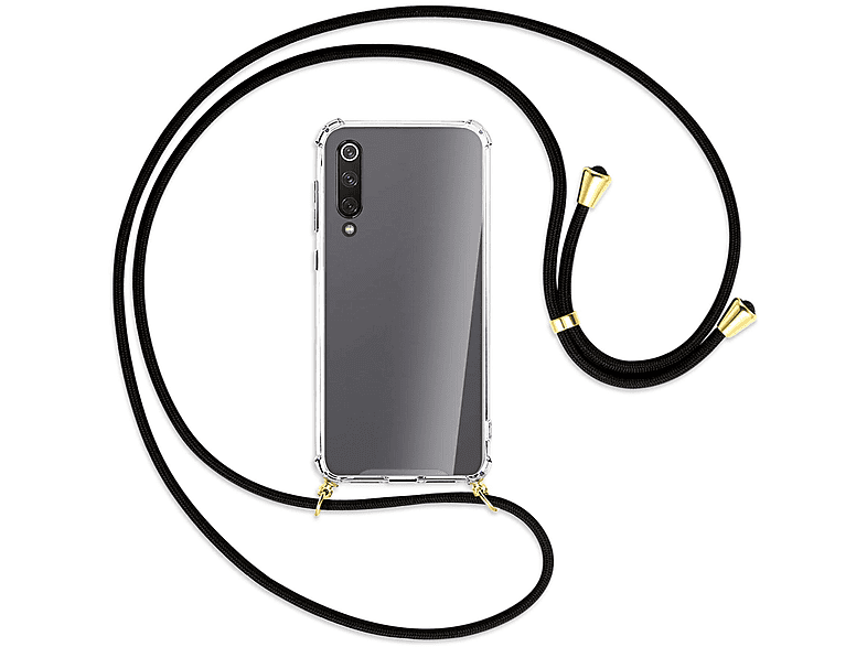 MTB MORE ENERGY Xiaomi, mit Umhänge-Hülle Mi Schwarz SE, Backcover, Gold / Kordel, 9