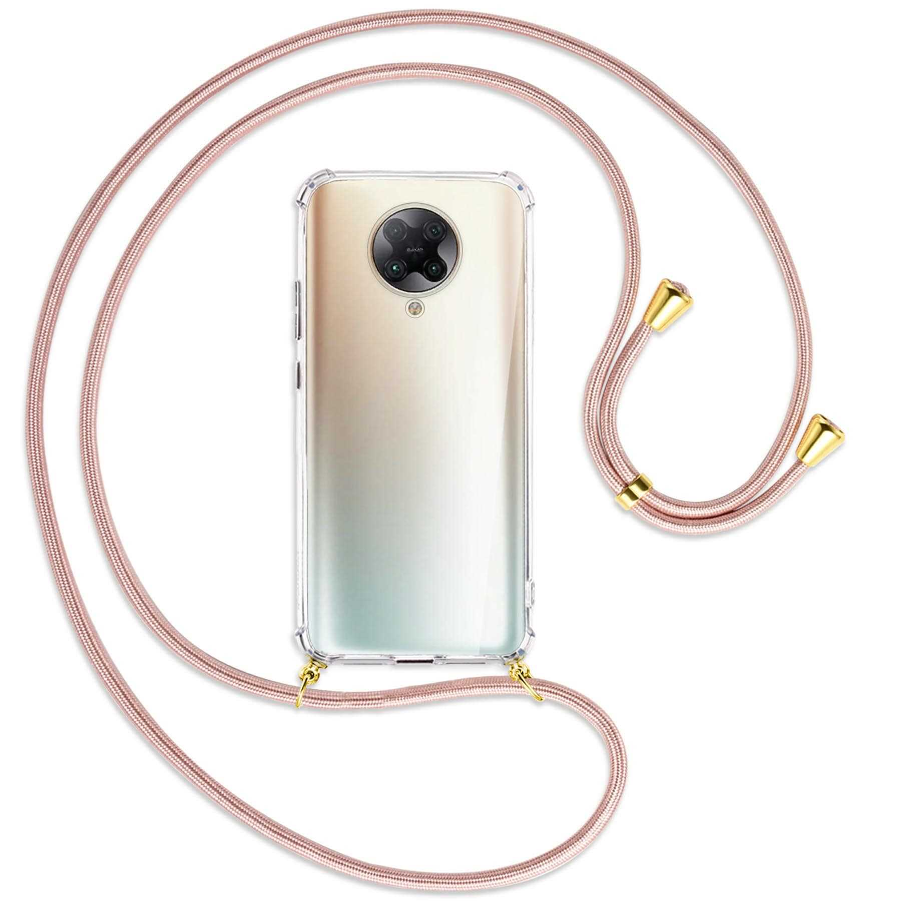 Kordel, MORE Ultra mit 5G, Umhänge-Hülle Poco Rosegold Pocophone MTB ENERGY Pro F2 Pro K30 K30 Redmi K30 Pro Redmi Gold Backcover, Xiaomi, Redmi Zoom, 5G, / 5G,