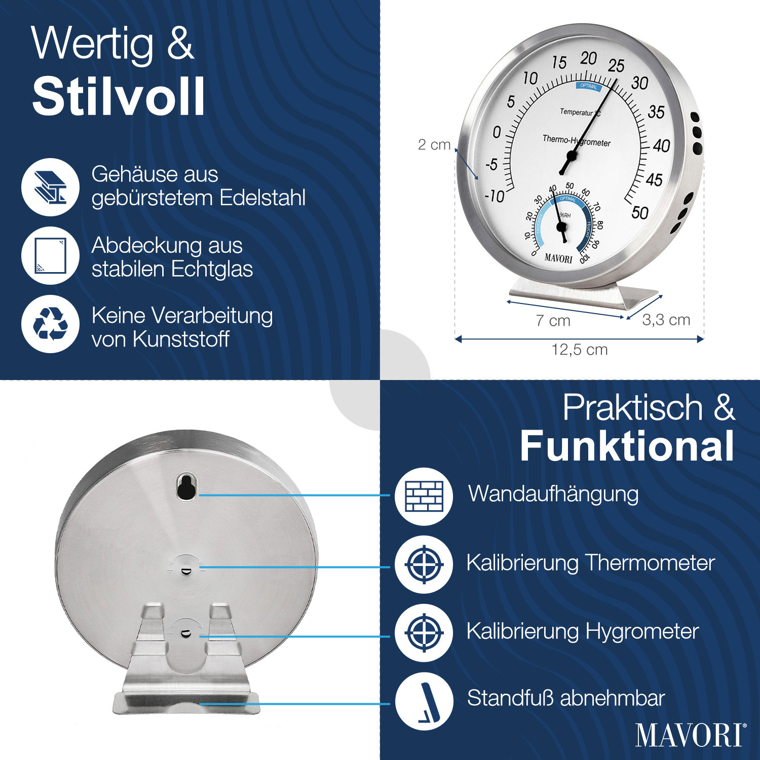 MAVORI Premium Thermo-Hygrometer