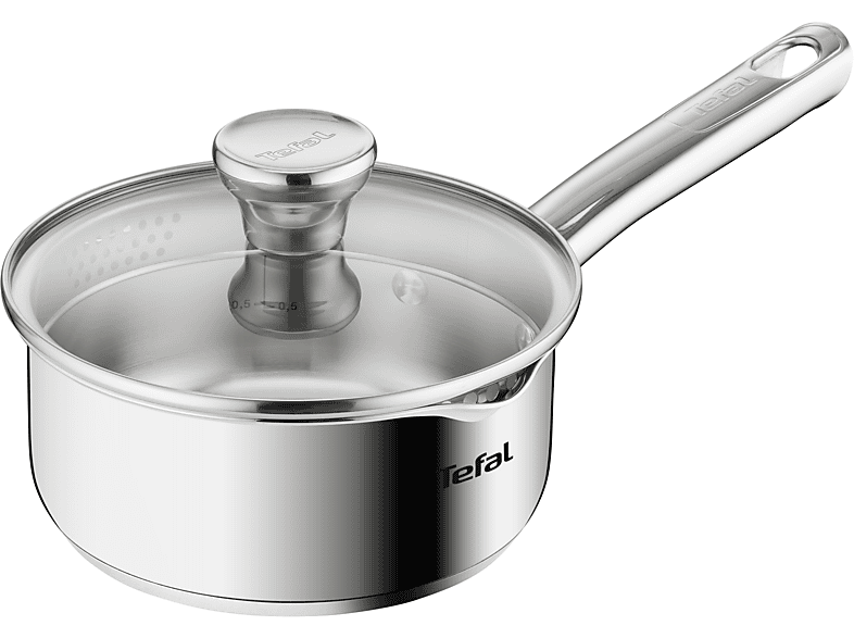 TEFAL Duetto Stielkasserolle Edelstahl