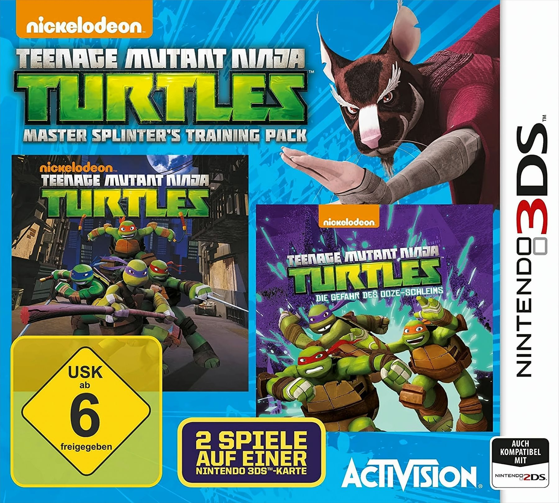 Teenage Mutant Ninja Turtles - Splinter\'s Pack [Nintendo 3DS] Master Training