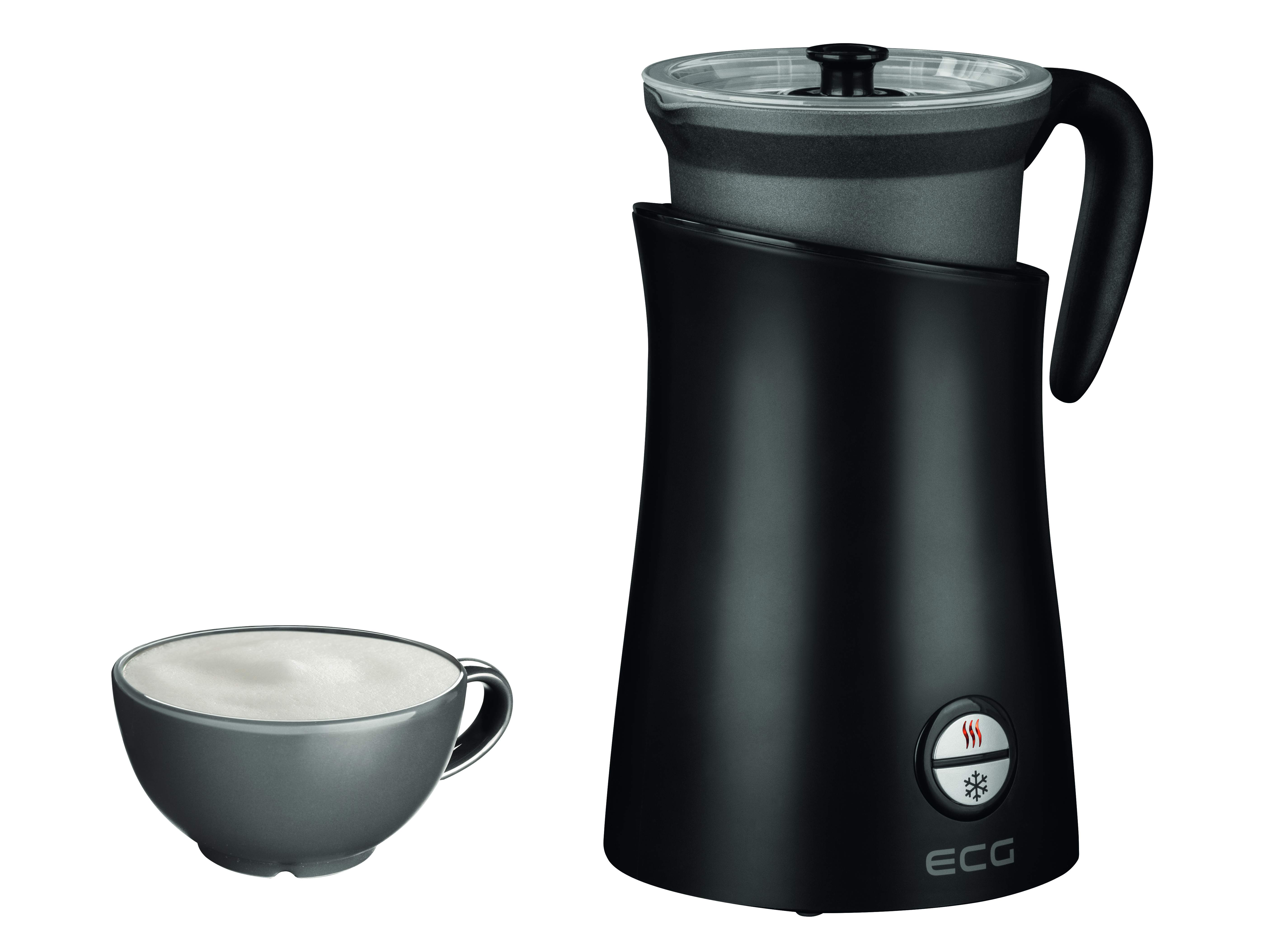 ECG NM 2255 Frappé Black, Cappuccino | | | Warmmilch Milchaufschäumer Frother, Latte | Milchschaum Milk 550 | | | Watt