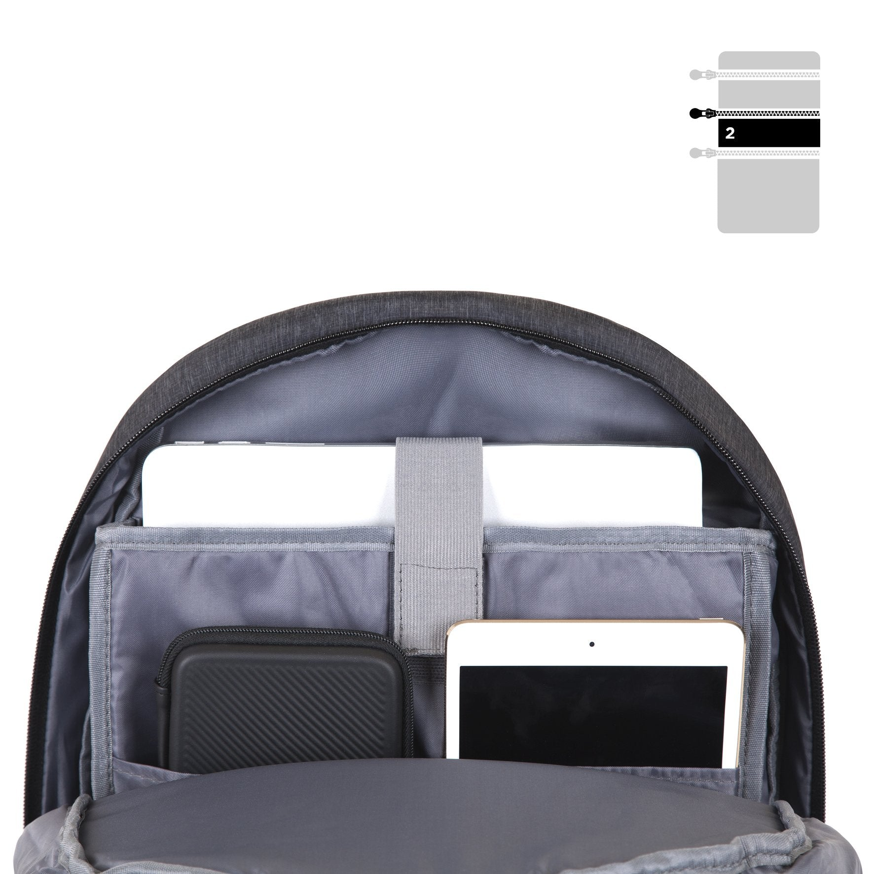 DURONIC LB13 Rucksack Rucksack für Apple, Microsoft, Polyester, Sony Samsung, Xiaomi, Schwarz