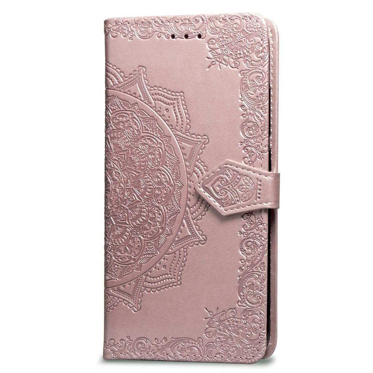 COVERKINGZ Klapphülle mit Mandala Apple, Rosegold Xs Max, Muster, iPhone Bookcover