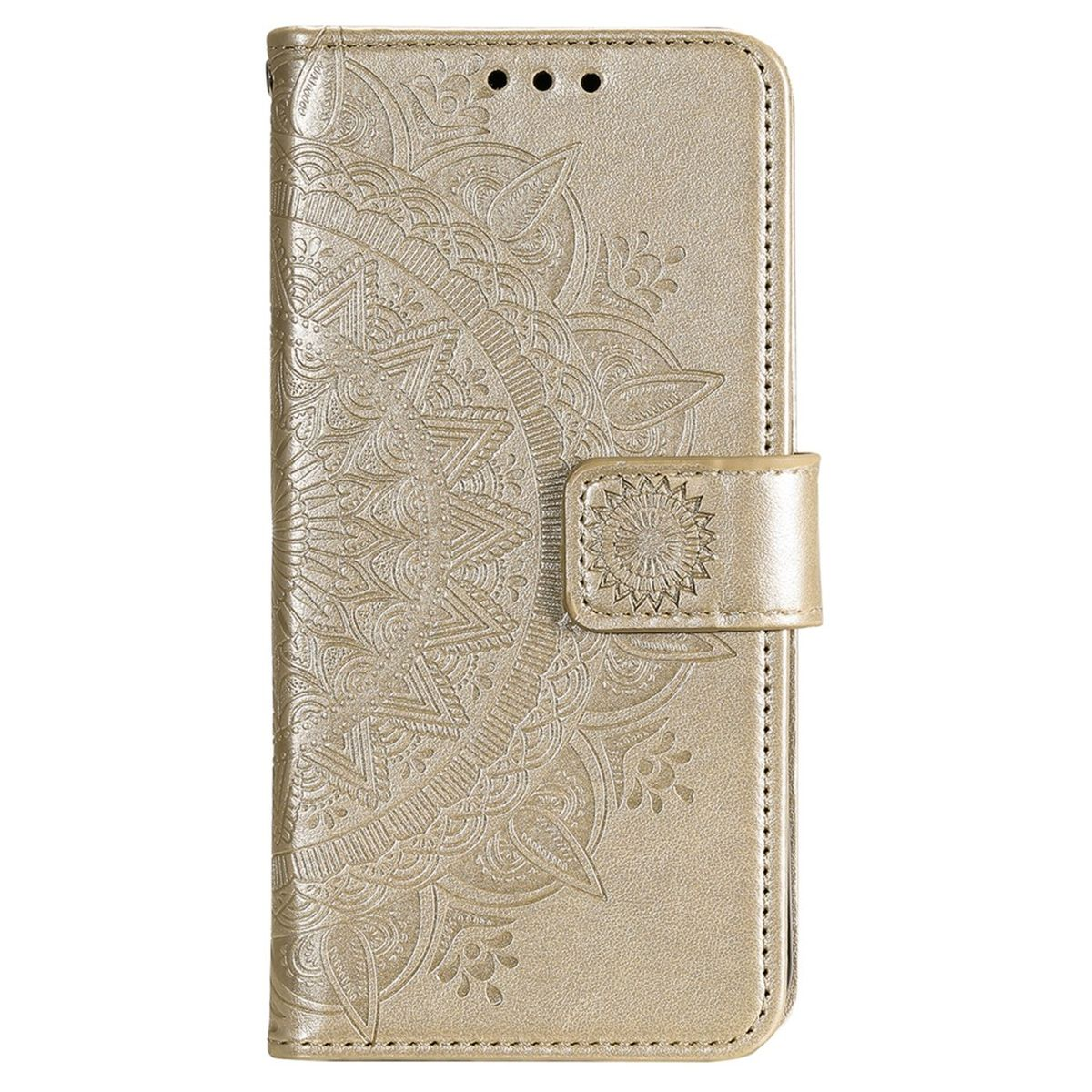 (Plus), Samsung, Mandala Gold Bookcover, COVERKINGZ S22+ Muster, mit Galaxy Klapphülle