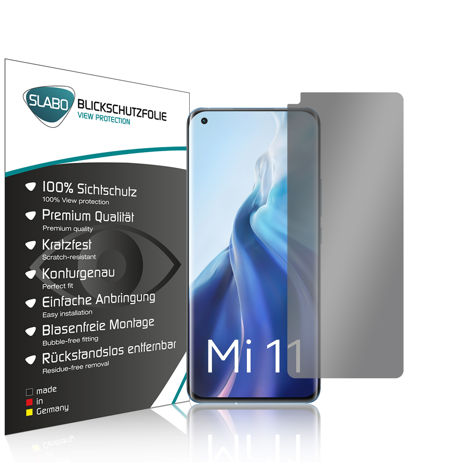 Blickschutzfolie Displayschutz(für 11 (5G) Ultra) SLABO | Schwarz View Mi Protection 11 Mi 360° Xiaomi