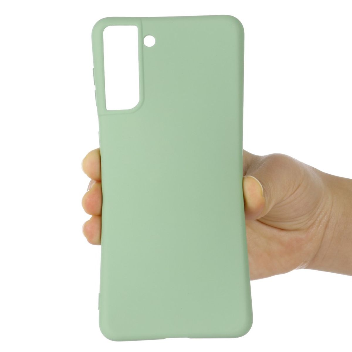 Handycase Galaxy 5G, Grün S22 COVERKINGZ Samsung, Silikon, aus Backcover,