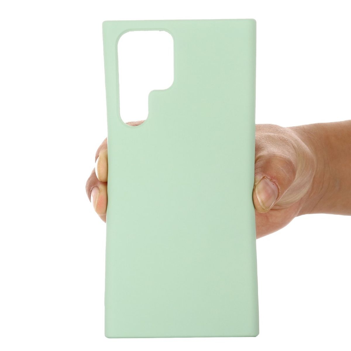 Backcover, COVERKINGZ Grün Galaxy Handycase Silikon, aus Ultra, Samsung, S22