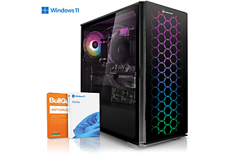 PC gaming PC Gaming AMD - MEGAPORT, Ryzen 5 5500 6x3,60 GHz, 16 GB, 2000 GB, NVIDIA GeForce RTX 2060, Windows 11, negro