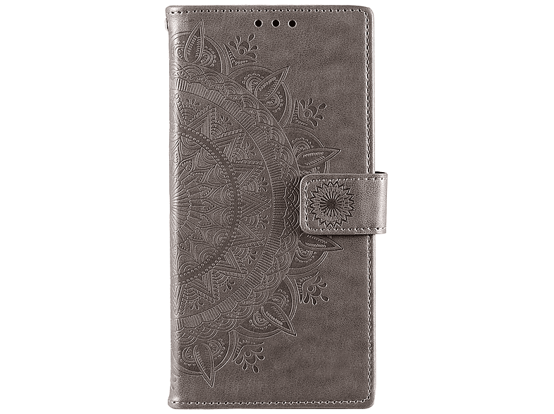 Muster, Grau Klapphülle Mandala Bookcover, COVERKINGZ mit Galaxy (Plus), Samsung, S22+