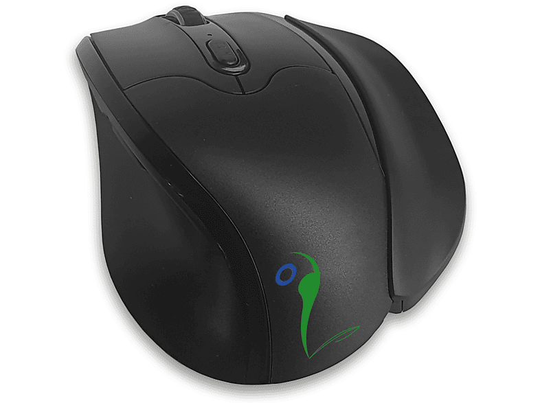 ERGOLEBEN Ergonomische Maus Vertikal Rechtshänder Medium kabellos Ergonomische Maus, schwarz | PC Mäuse